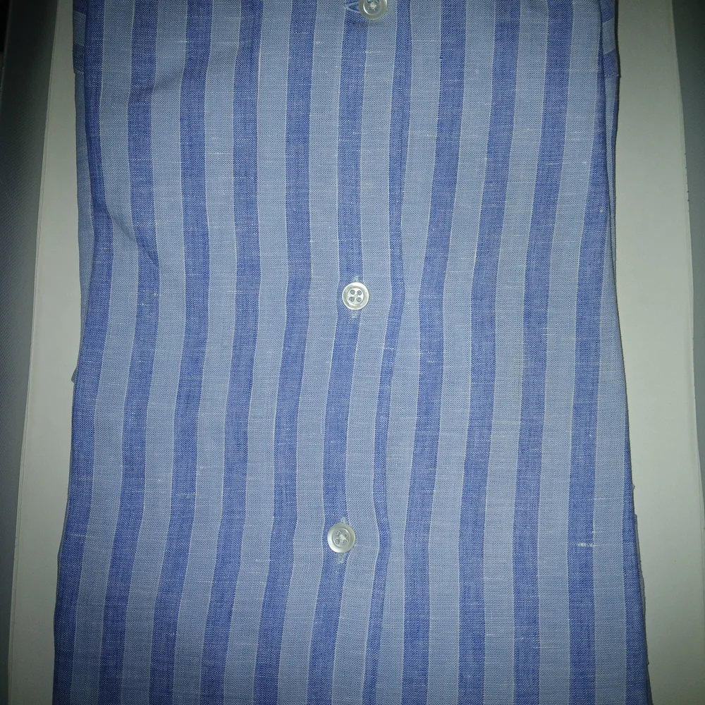 Paolo Blue Striped Men's Shirt - Picture 2 of 3